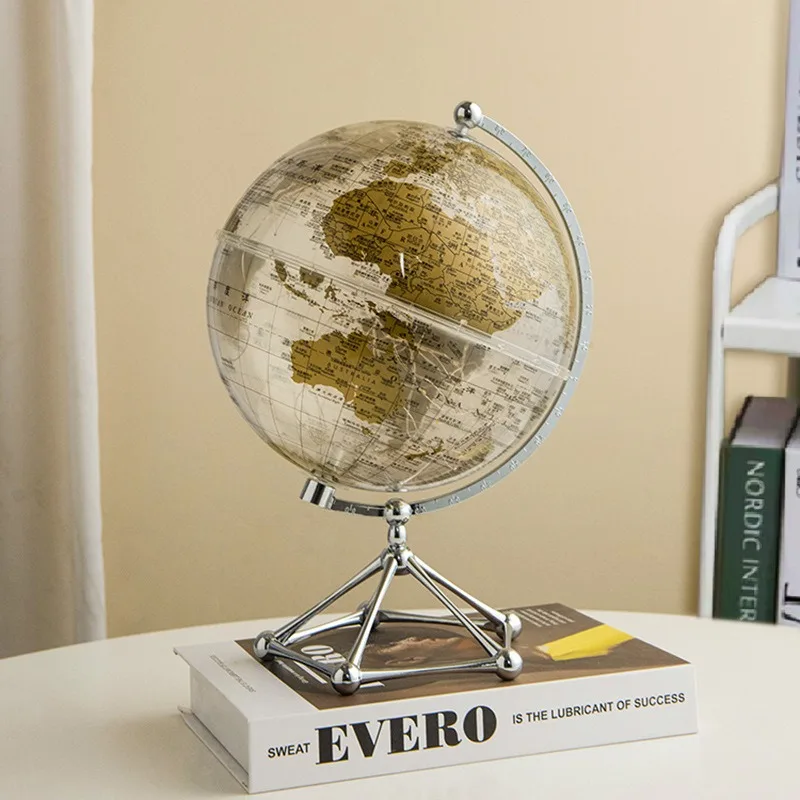 Golden Globe Factory Earth HD Globe Club, 20cm students teach transparent globes. Indoor decoration gifts.