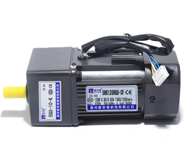 220V 15W AC gear motor electric motor variable speed controller 1:10 125RPM