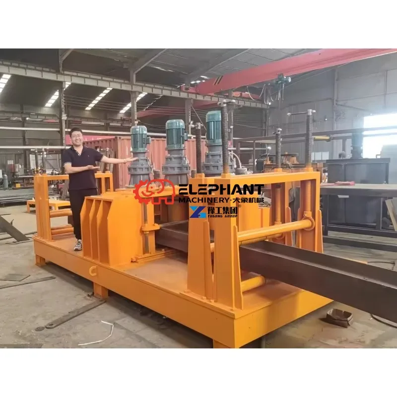 Automatic Heavy Duty H Beam Bending Machine CNC Hydraulic Steel Arch Bender High Precision Customizable Mold Channel Angle Steel
