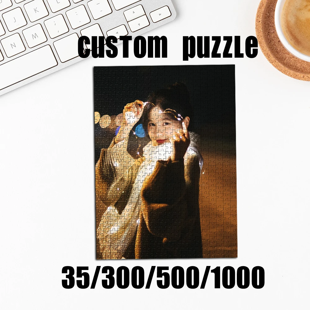 35/300/500/1000pcs Personalized Custom Photo Puzzle Photo For Customized Puzzle Unique Gift For Family Friends Special Occasions