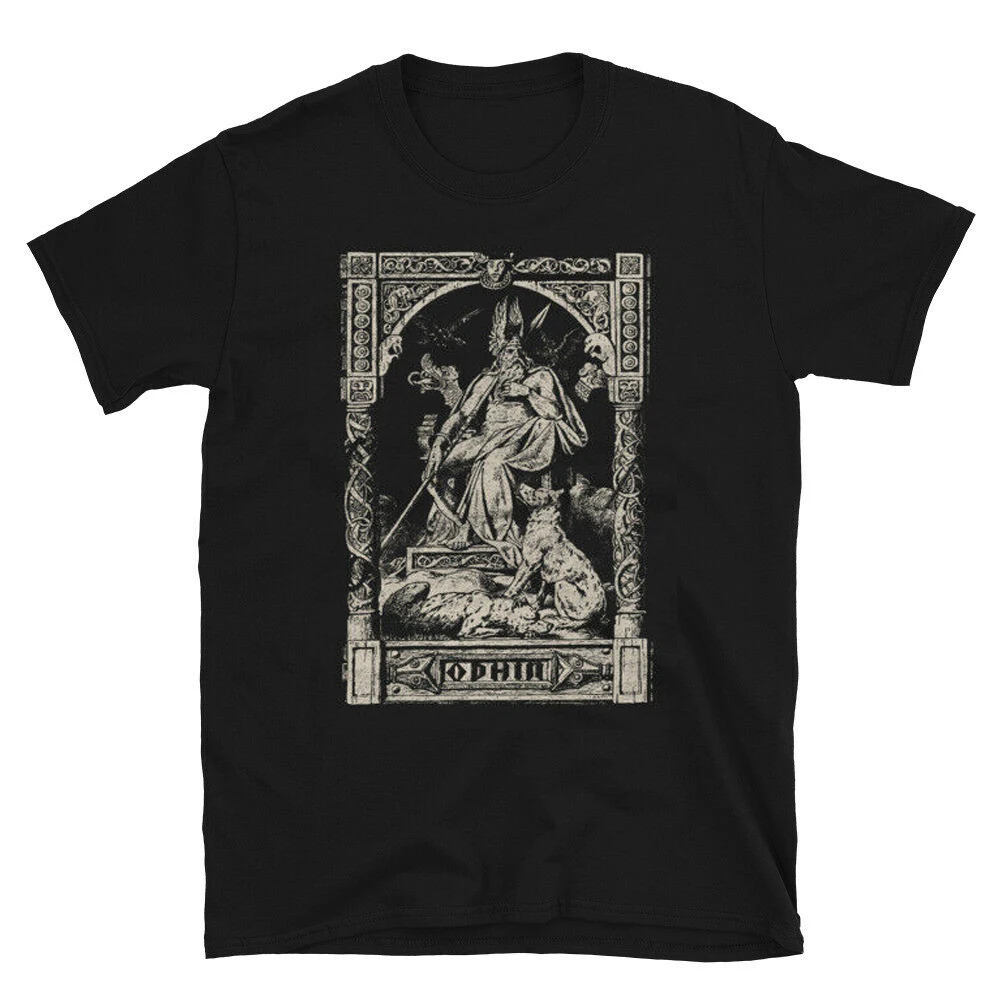 

Vintage Vi kings Odin Norse Mythology Loki T Shirt. High Quality Cotton, Large Sizes, Breathable Top, Loose Casual T-shirt S-3XL