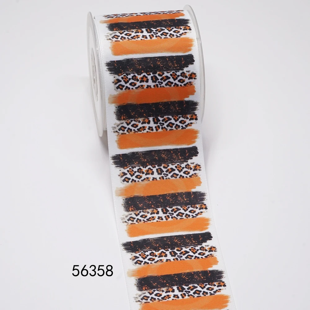 DIY Leopard Grain Printed Grosgrain Ribbon For Craft Supplies Sewing Accessories 5 Yards, Planar Resins 10 Pieces. 56358
