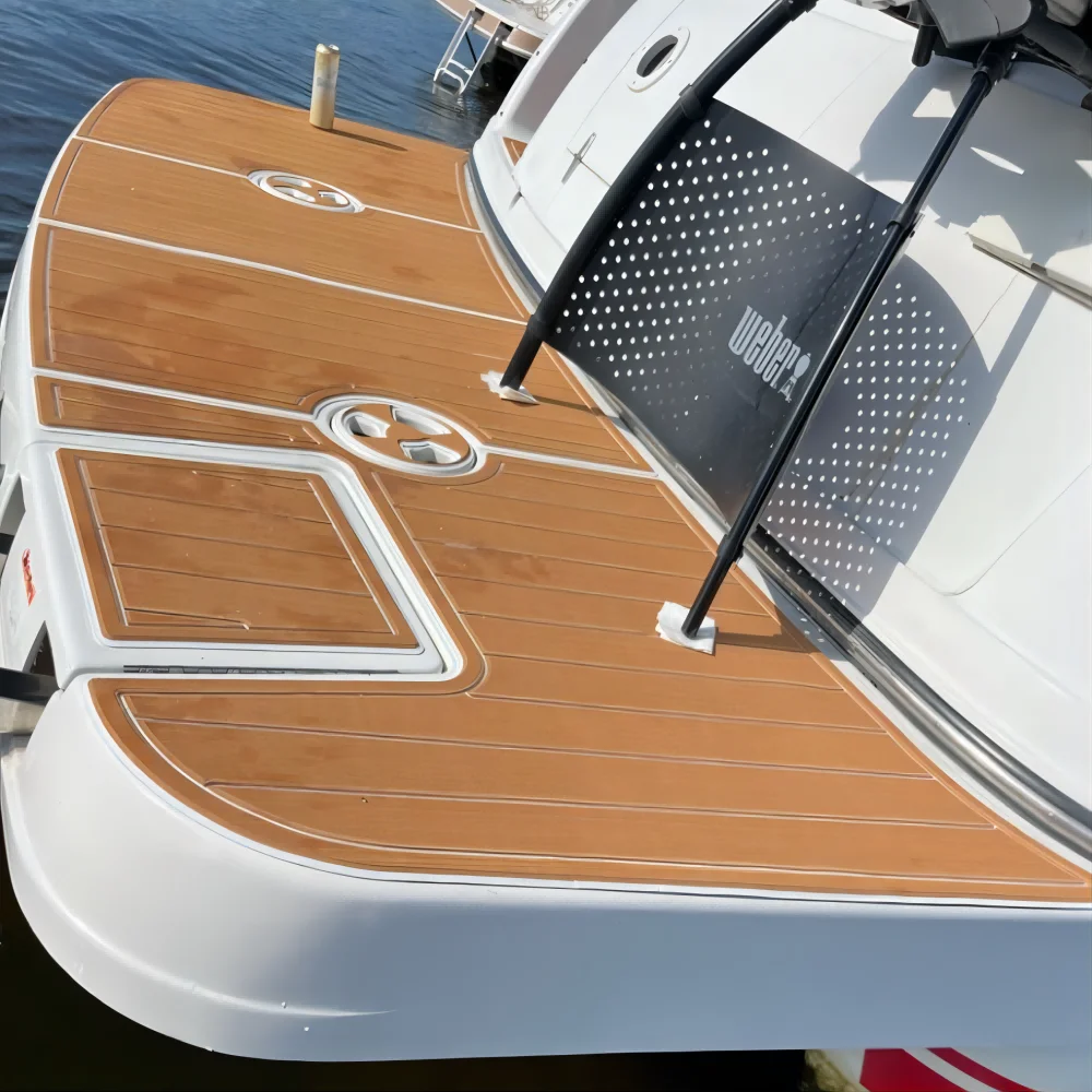 2012 Quatro Winns 210 Plataforma de Natação Cockpit Barco EVA Falso Tapete SeaDek MarineMat Gatorstep Estilo Autoadesivo