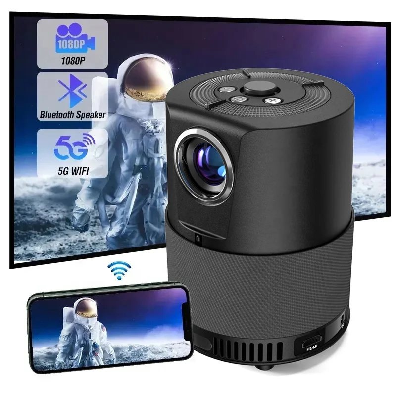 

CAIWEI A3 7500 Lumens Android Wifi Bluetooth Portable Led Multimedia Mini Video Projector HD With Wifi And Bluetooth