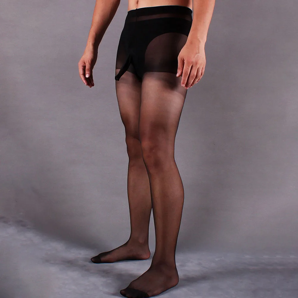 

Sexy Men Super Thin Translucent Pantyhose Cock Sheath Stockings Seductive Underwear Sissy Lingerie High Stretch Erotic Socks