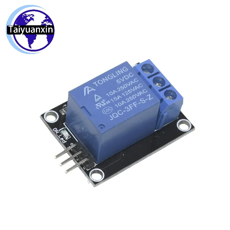 1PCS~5PCS KY-019 DC5V 1channel Relay Module for Arduino Raspberry Pi PIC + 3PCS 10CM 10Pin Dupont Line for Arduino Relay