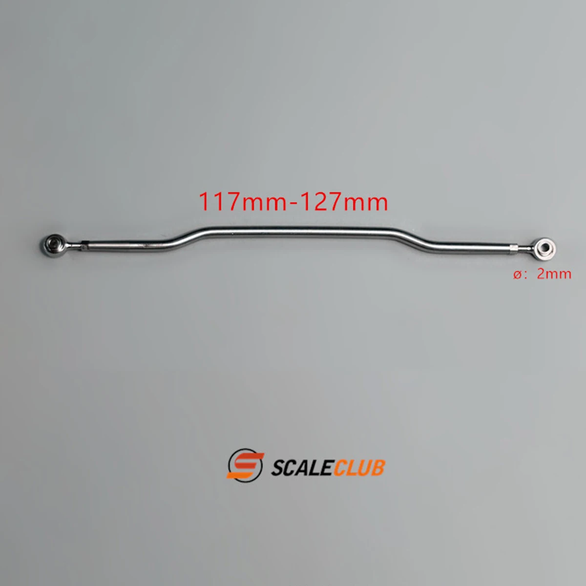 Scaleclub Modellachsen-Lenkung Metall-Zugstange Kugelkopf-Verbindungsstange für 1/14 Tamiya RC Truck Auto DIY Spielzeug Upgrade-Teile