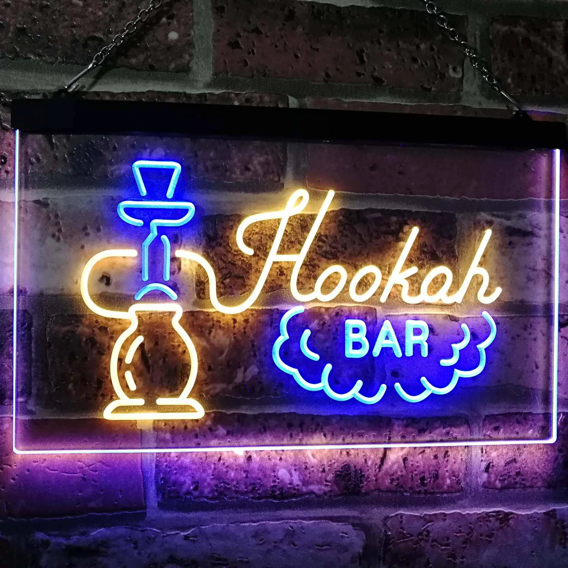 

Hookah Bar Dual Color Led Neon Sign st6-i3106