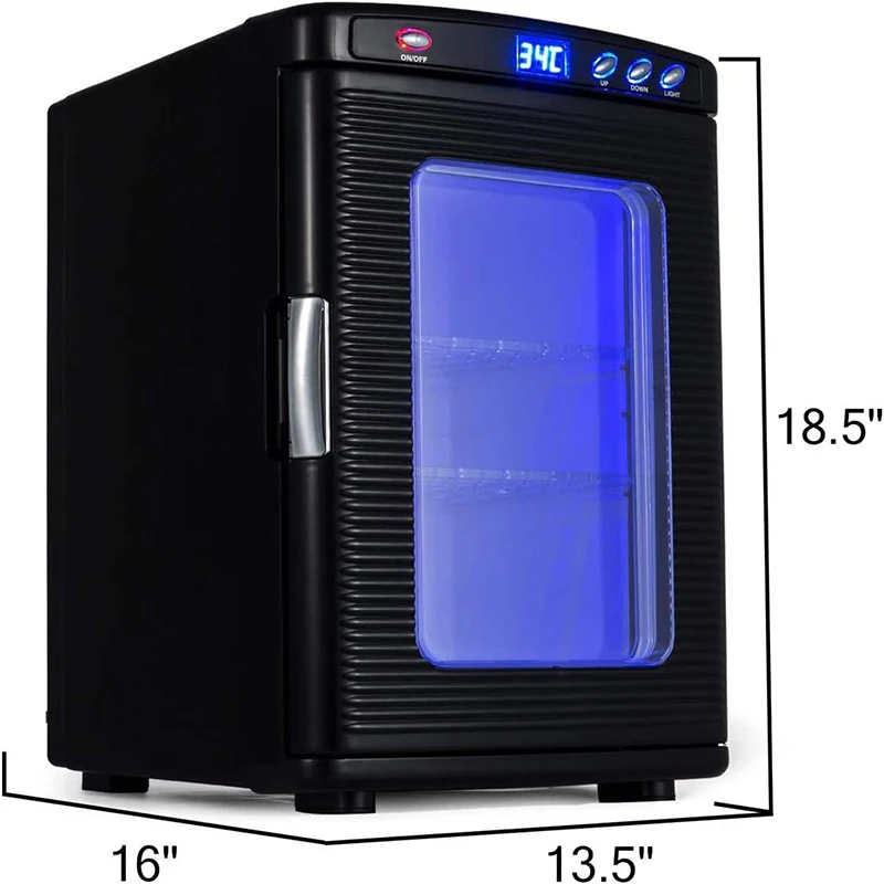 디지털 계란 열전식 파충류 계란 인큐베이터 난방 23L 5 ° C-60번 ° 뱀 거북이 도마뱀 새 알 부화장용 C 검정색