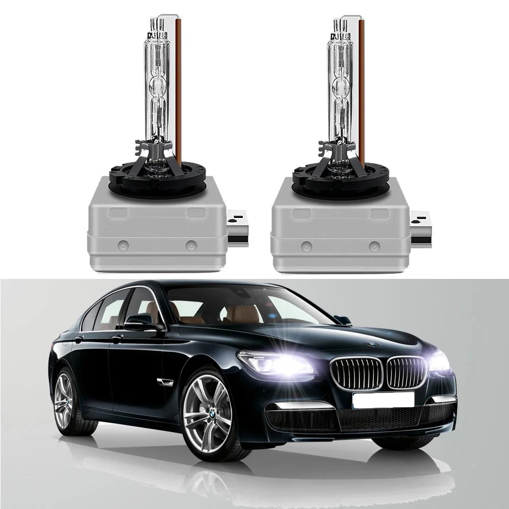 

For BMW 7 Series F01 F02 F03 F04 2008-2015 6000K HID Xenon Headlight Bulb High Low Beam (Only fit original bulb is Xenon）