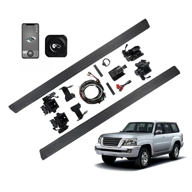 Manufacturer Direct Electric Auto Pedals - High Quality Aluminum Side Steps For Patrol