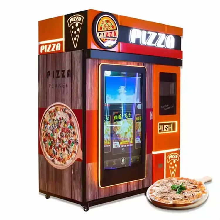 

YG Customized Vending Machines Manufacturer Fully Automatic Maquina Dispensadora De Pizza Custom Design Hot Food Pizza Vending M