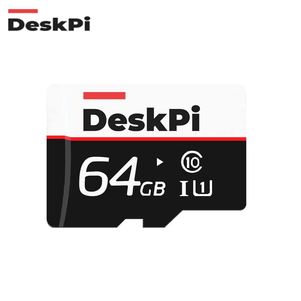 Deskpi Pro 64Gb Micro Sd-geheugenkaart Tf Card High Speed Voor Deskpi Pro Raspberry Pi/Pc/Tablet/Telefoon/Auto Dvr
