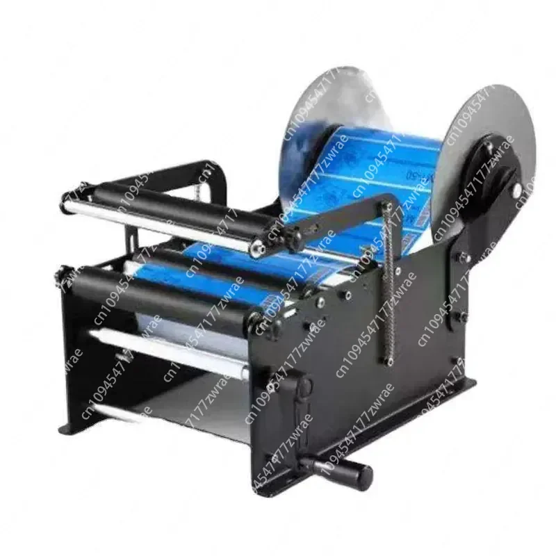 Mineral Water Plastic Glass Bottle Can Labeling Machine Manual High-Speed 30 Bottles/Min Precision +/-0.5mm Sticker Label