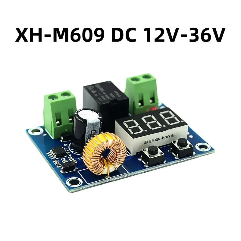 Durable Low Voltage Disconnect Switch XH-M609 12V-36V Digital LED Display for Car Solar Battery Cut Off Protection