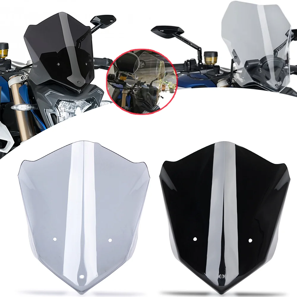 Windshield Windshield Windscreen For BMW F800R F800 R 2015 2016 2017 2018 2019 2020 2009-2013 Wind Shield Airflow Deflectors