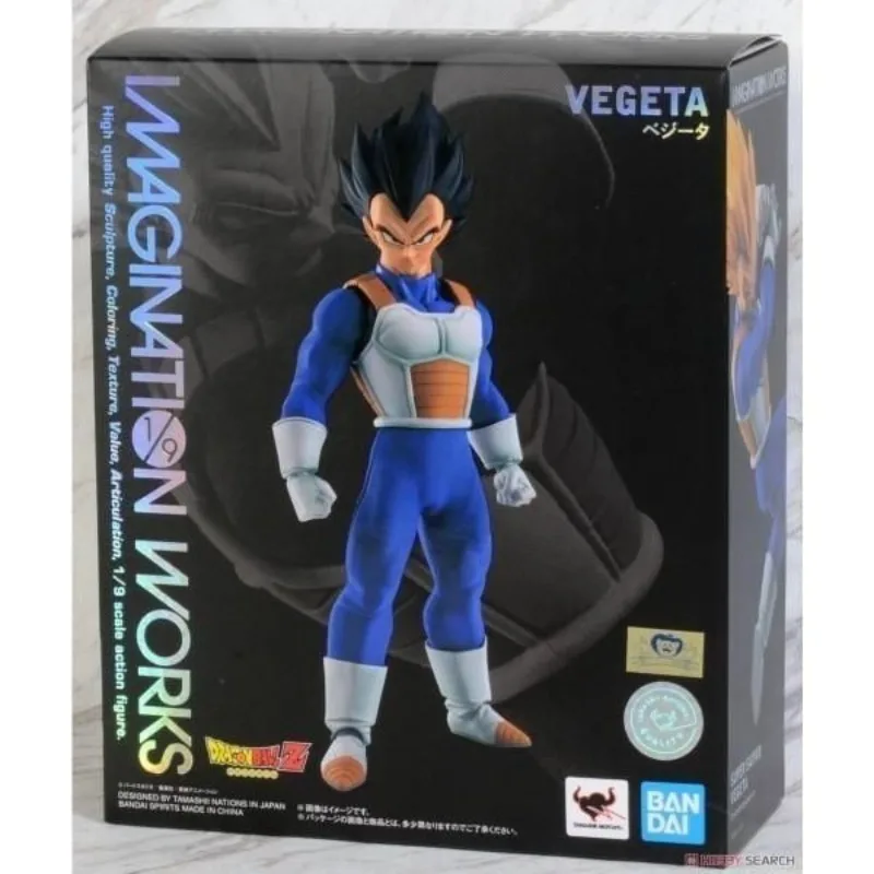 

Vegeta Bandai Model IMAGINATION WORKS Dragon Ball Rubber Wrapped Cloth Clothing Super Saiyan Anime Figure Peripheral Ornaments