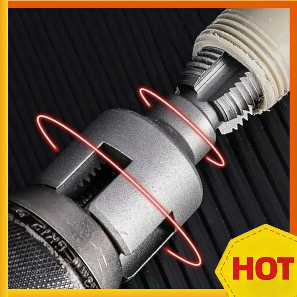 

Integrated Internal & External Pipe Threading Tool PVC Pipe Threader Kit Plastic Pipe Tap Die Set for Cutting & Pipe Threader