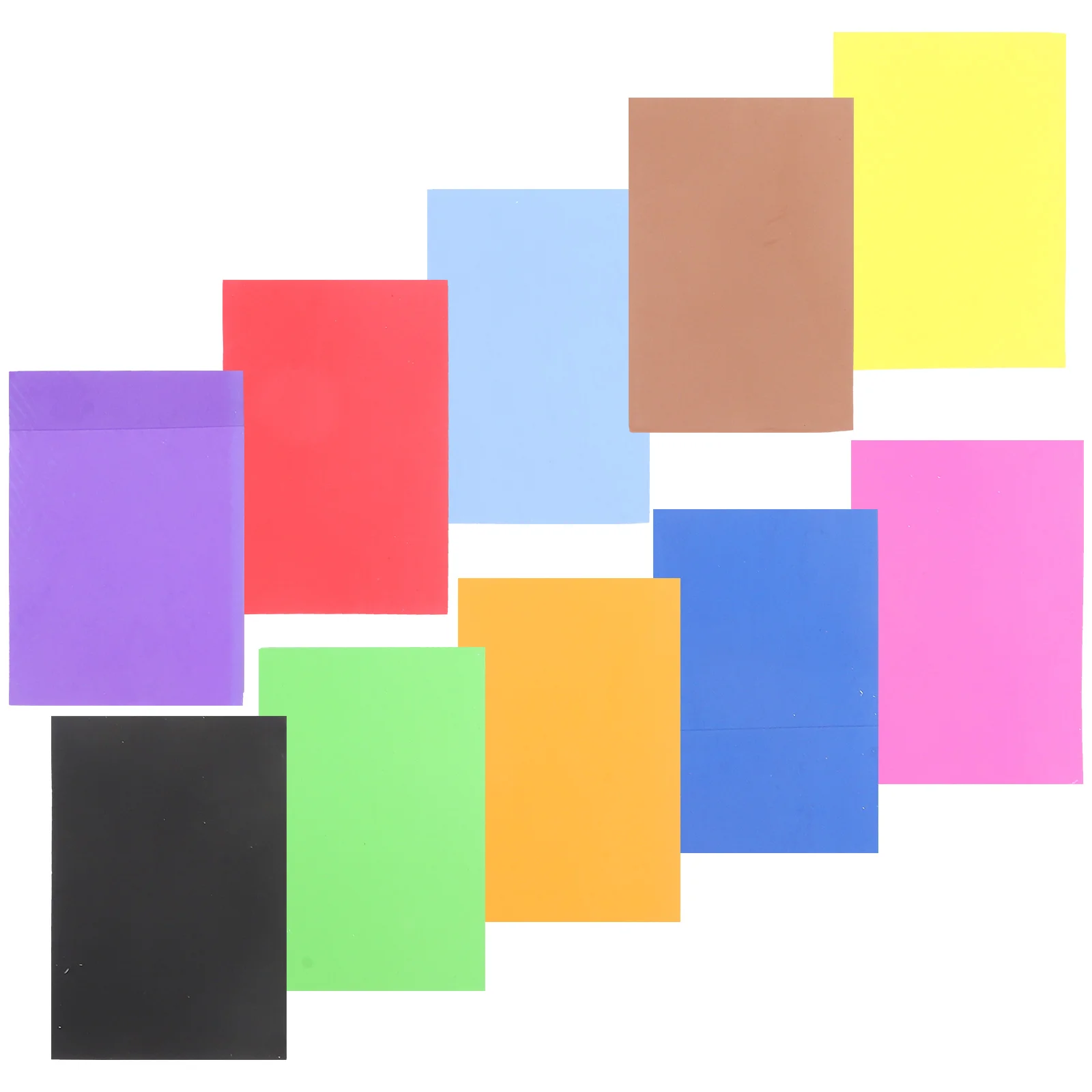 10 Sheets Eva Foam Paper Handcraft Decoration DIY Handmade Materials A4 Colorful Cardstock Coloured for Crafts School