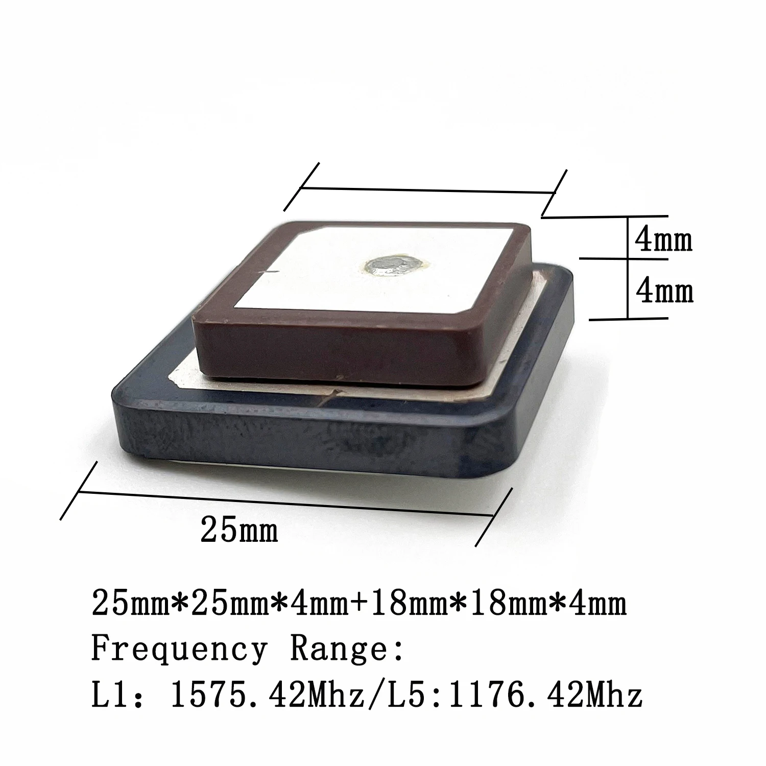 2 pieces 25mm Internal Passive 1575.42MHz 1176.42MHz GPS GNSS Antenna L1 L5 for GNSS Module Support GPS GLONASS Galileo BeiDou