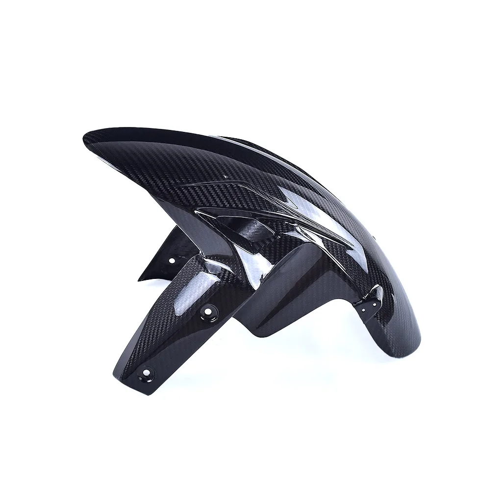 Guardabarros delantero de fibra de carbono para motocicleta, accesorio para Kawasaki ZX6R ZX-6R, 2019-2023, 2022