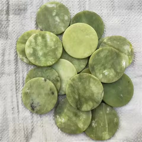 Natural Eyelash Extension Jade stone slices Polishing Healing Reiki Aquarium Mineral Flakes Decoration 1/10pcs