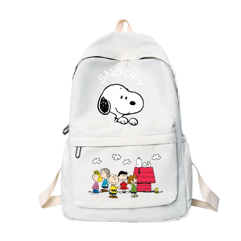 Snoopies Cartoon Dog Anime School Bag for Teenager Boys Girls Bag  Large Capacity Children\'s Backpack Student Bag Backpack Trend