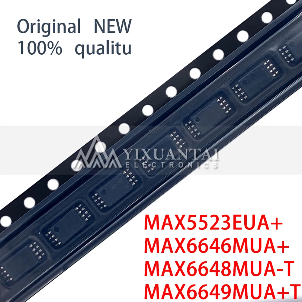 5pcs MSOP-8 MAX5523EUA+ MAX6646MUA+ MAX6648MUA-T MAX6649MUA+T MAX5523 MAX6646 MAX6648 MAX6649 MSOP8 NEW ORIGNAL IN THE STOCK