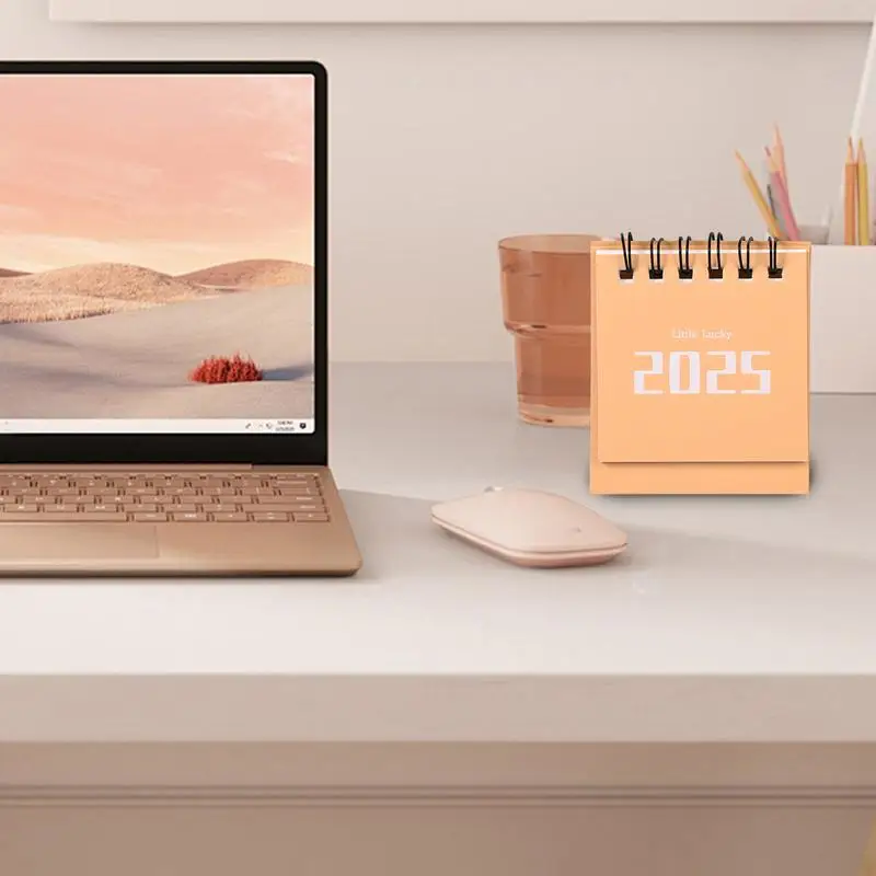 Stand Up Calendars Standing Calendars 2025 Small Desktop Decoration Memo Pad Calendar Standing Calendar For Home School