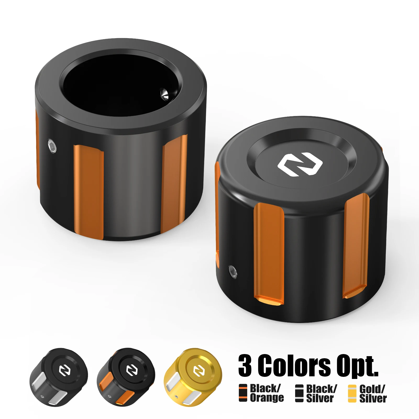 Front Axle Nut Caps for Harley Breakout FXBRS 2018-2020 Fat Boy FLFBS Heritage Classic FLHCS 2019-2023 Softail FXST 107 2020-23 view 2
