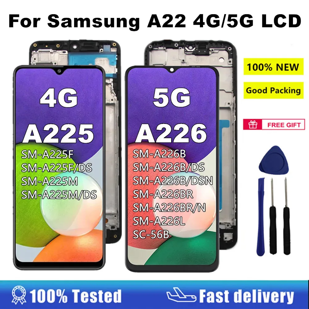 Écran LCD AMOLED pour Samsung Galaxy A22 4G SM-A225F Évaluation complète et guide d’installation