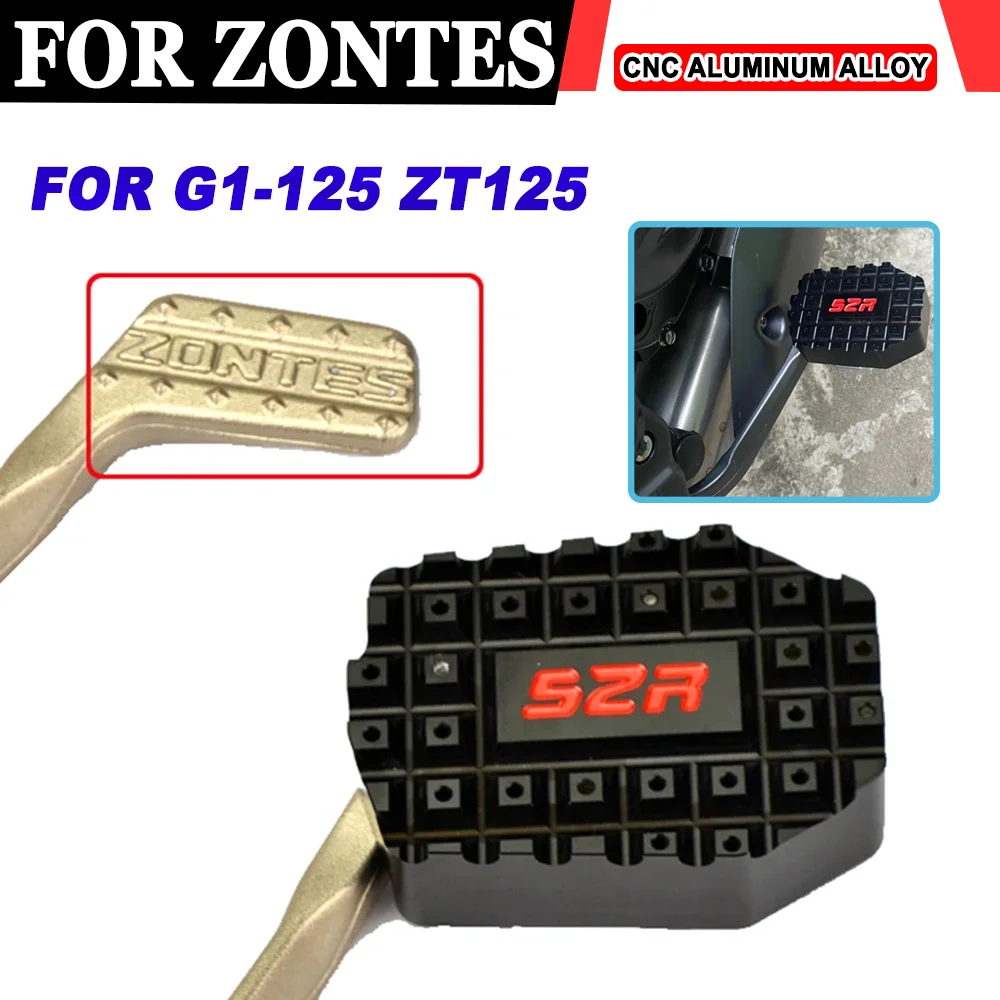 

Motorcycle Accessories Rear Brake Lever Pedal Extender Foot Peg Enlarge Extension For Zontes G1 125 ZT125 125 U 125 U1 125 Z2