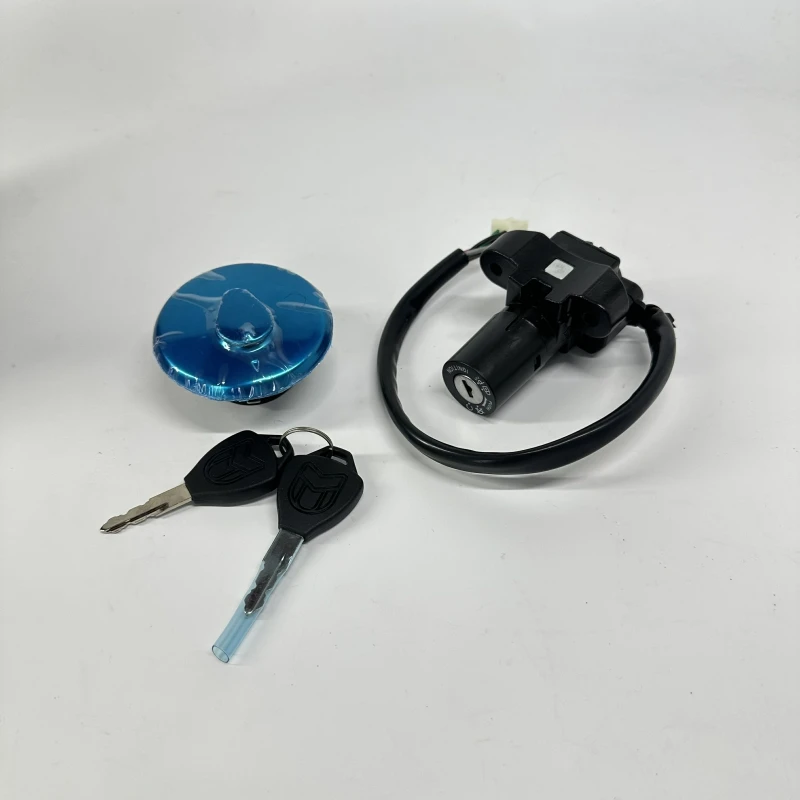 Motorcycle LOCK SET For MUTT Motorcycle Original Parts MPT-0311 Includes IGNITION SWITCH MPT-0471 and FUEL TANK CAP MPT-0472