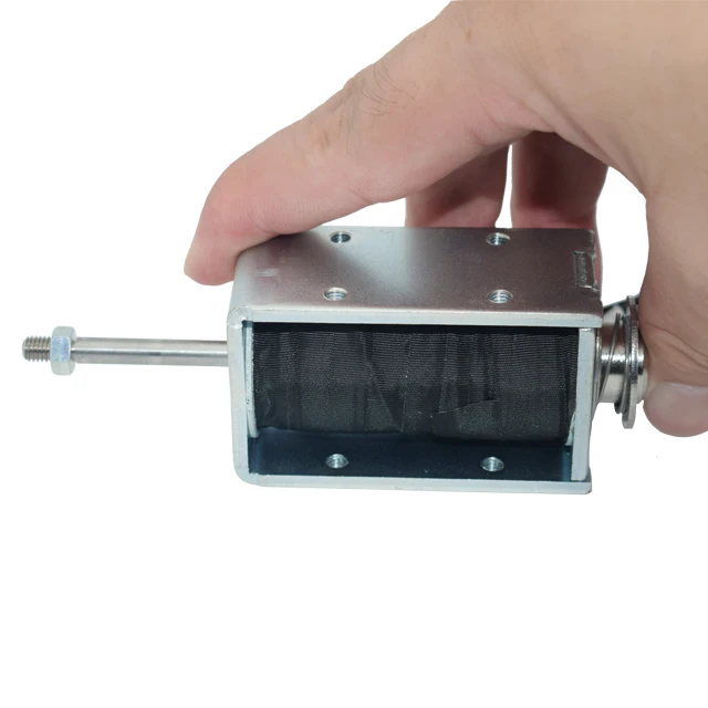 Electric 30mm Long Stroke Solenoid Open Frame Push Pull Dc 12v 24v Solenoid