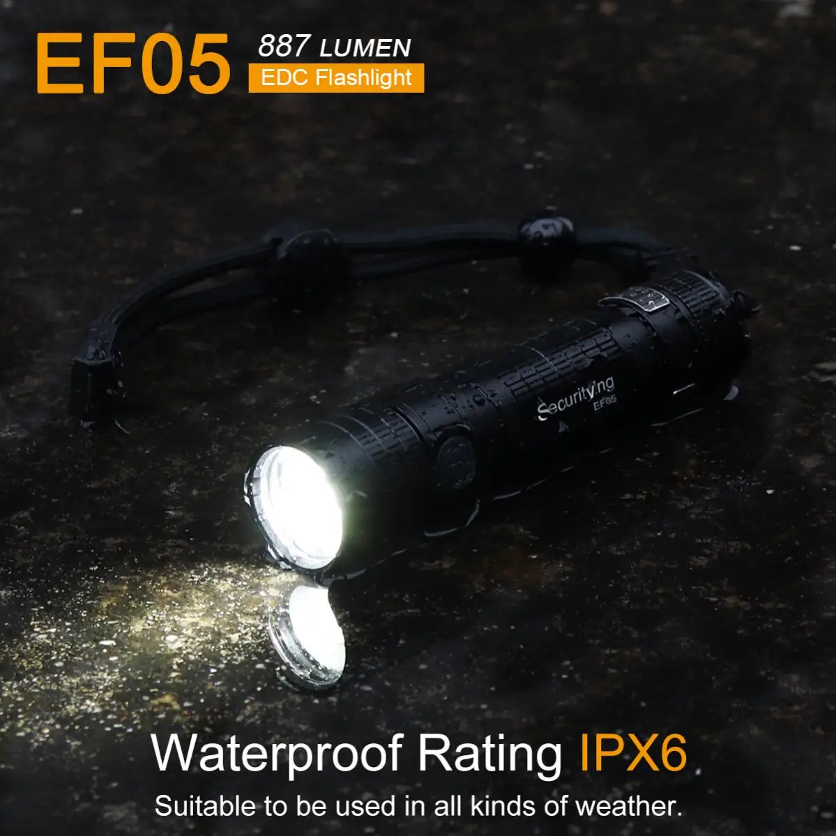 Zoomable LED Flashlight USB Rechargeable Waterproof Flashlight Power Indicator for Outdoor Camping EDC LED Flash Light Torch