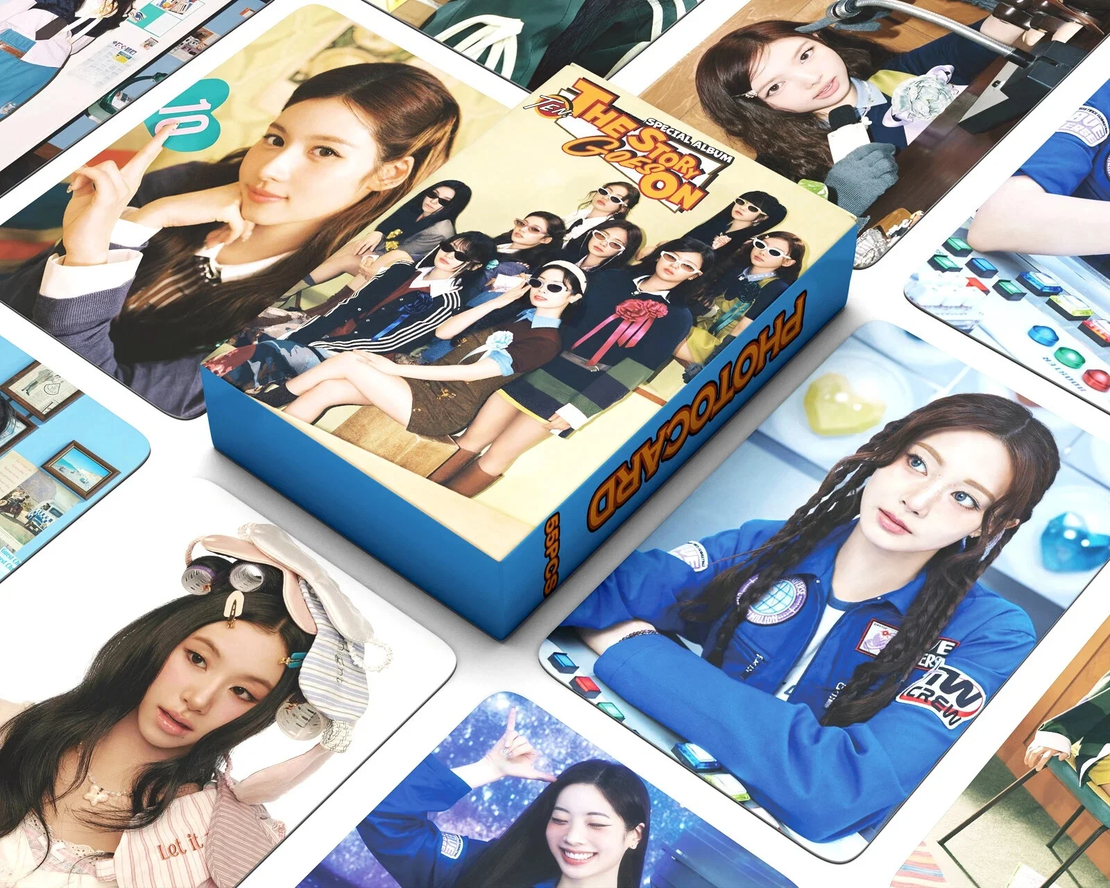 55Pcs 10th Lomo Cards Photocards HD Fans Collection Cards Decorative Present Gifts