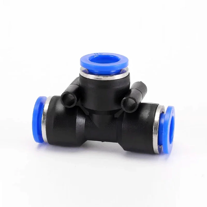 50/100/500/1000PCS PEG Pneumatic Fittings Plastic T Type 3-way For 4-6 4-8 6-8 8-10 8-12 air Pneumatic Quick Connector