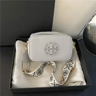 حقيبة كروس نسائية جلدية عصرية حقيبة كتف ذات علامة تجارية فاخرة محفظة نسائية مع حقيبة كاميرا منقوشة بحروف للنساء #3