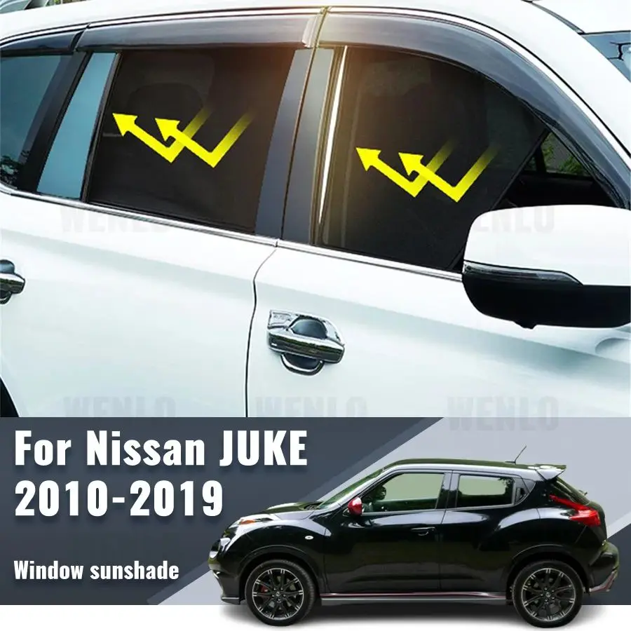 

For Nissan JUKE F15 2010-2019 Magnetic Car Sunshade Visor Front Windshield Frame Curtain Rear Side Baby Window Sun Shade Shield