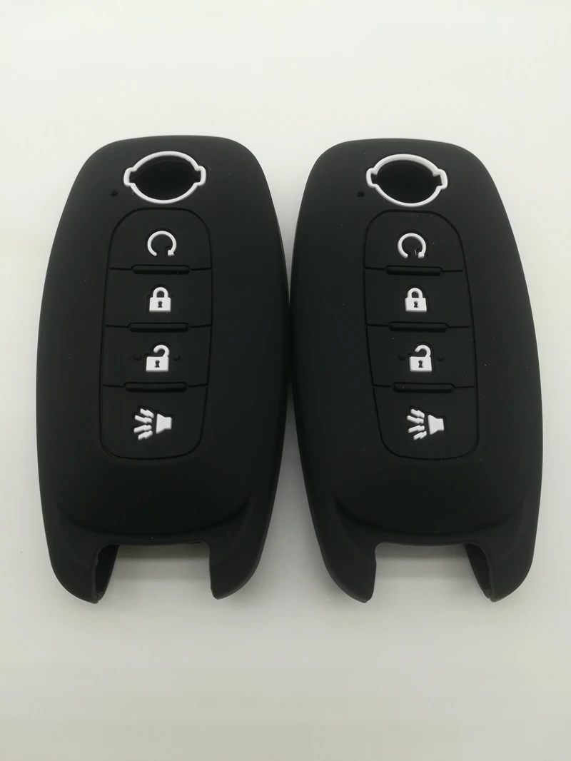 

for nissan key cover 4 buttons holder case CAR ACCESSORIES keychain for Nissan Rogue Nissan Kicks 2pcs