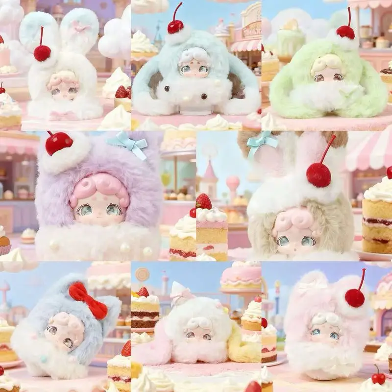 حقيقي محظوظ ديرناي ليلة سعيدة أرنب المخملية الجليد مفاجأة صندوق أعمى الديكور دمية صندوق هدايا غامض فتاة مفاجأة هدية