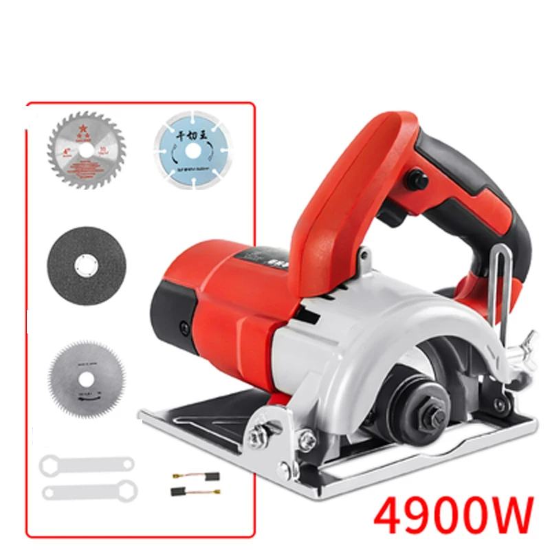 220V Electric Cutting Machine High Power Multifunctional Ceramic Tile Stone Metal Cutter Marble Machine Woodworking Chainsaw