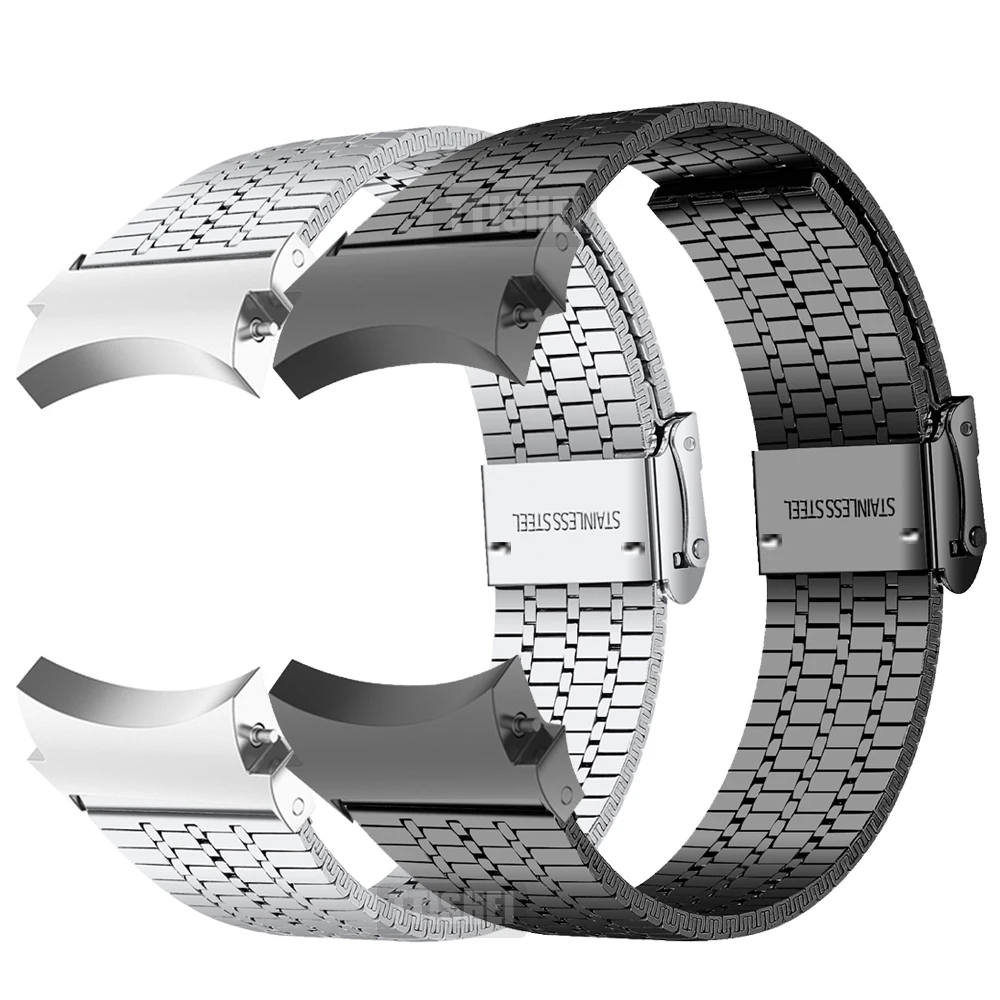 Keine Lücken für Samsung Galaxy Watch 7 6 5 4 FE 40 mm 44 mm Banduhr 6 Classic 47 mm 43 mm 46 mm 5pro 45 mm Edelstahlarmband