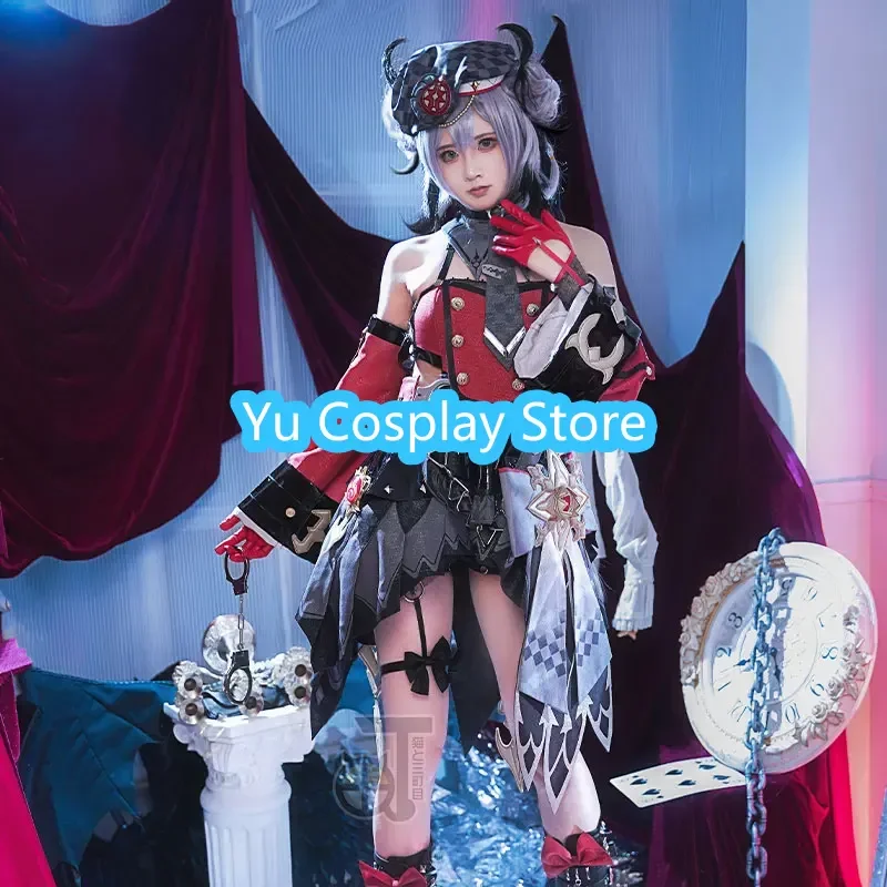 Game Genshin Impact Code M Cosplay Costume Women Cute Dress Party Suit with Hat Halloween Uniforms Anime Clothing Custom Made