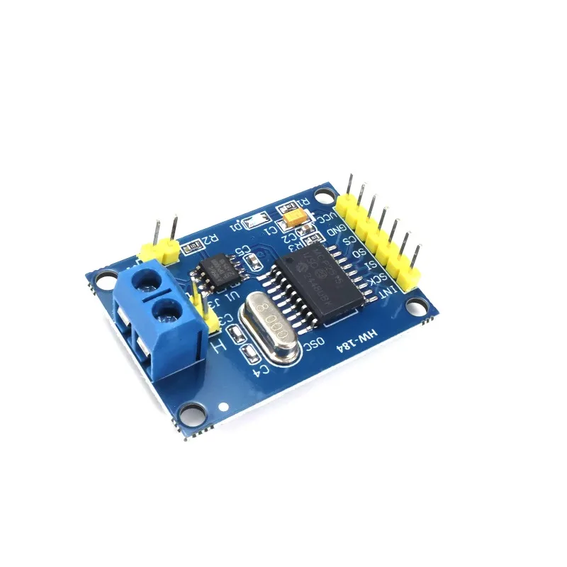 MCP2515 CAN Bus Module TJA1050 SPI Interface Receiver CAN Driver Controller 1Mb/s Industrial Grade for 51 MCU ARM Arduino