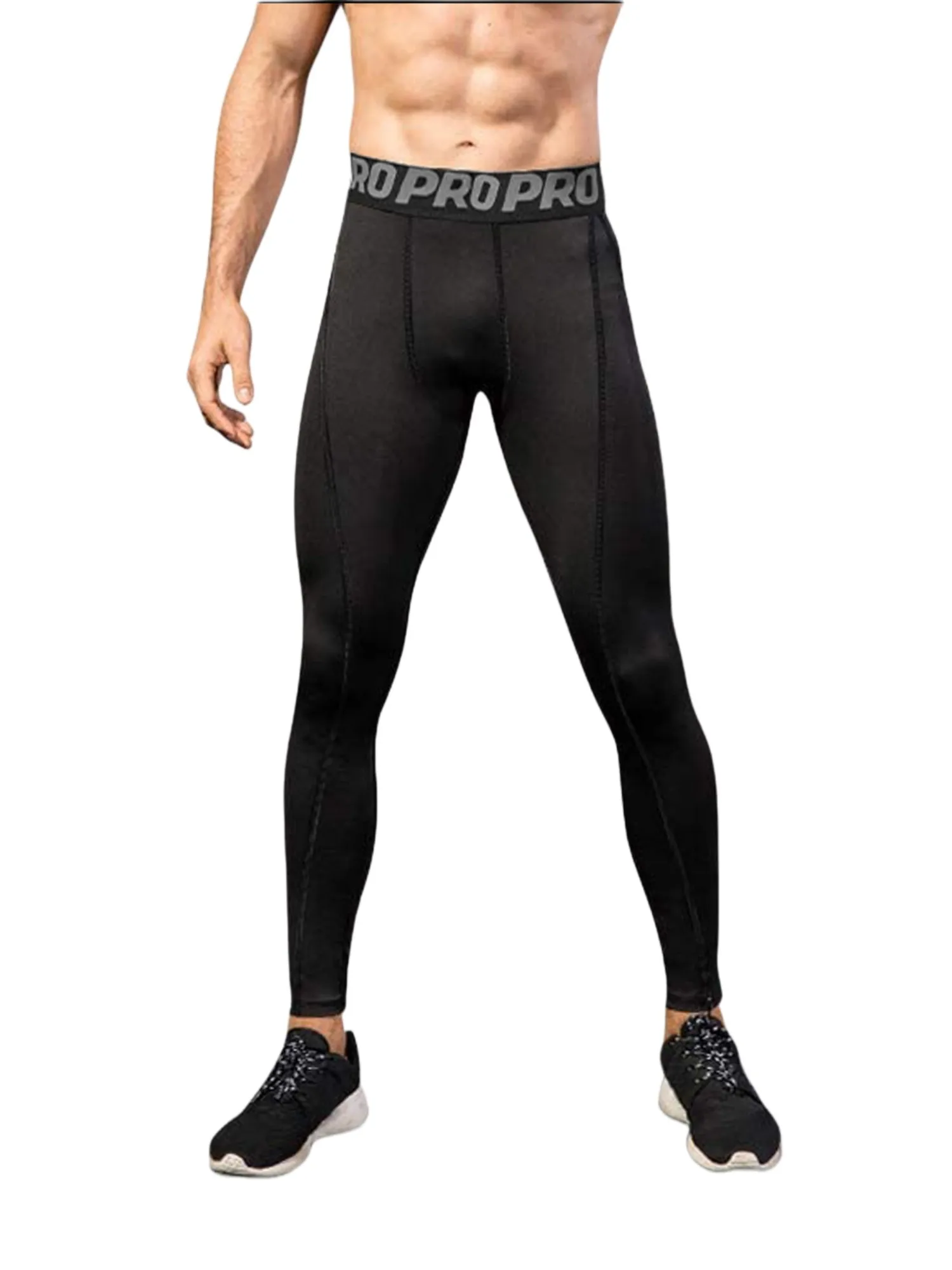 Men's Compression Tights Sports Baselayer Running Athletic Workout Active Compression Pants Leggings
