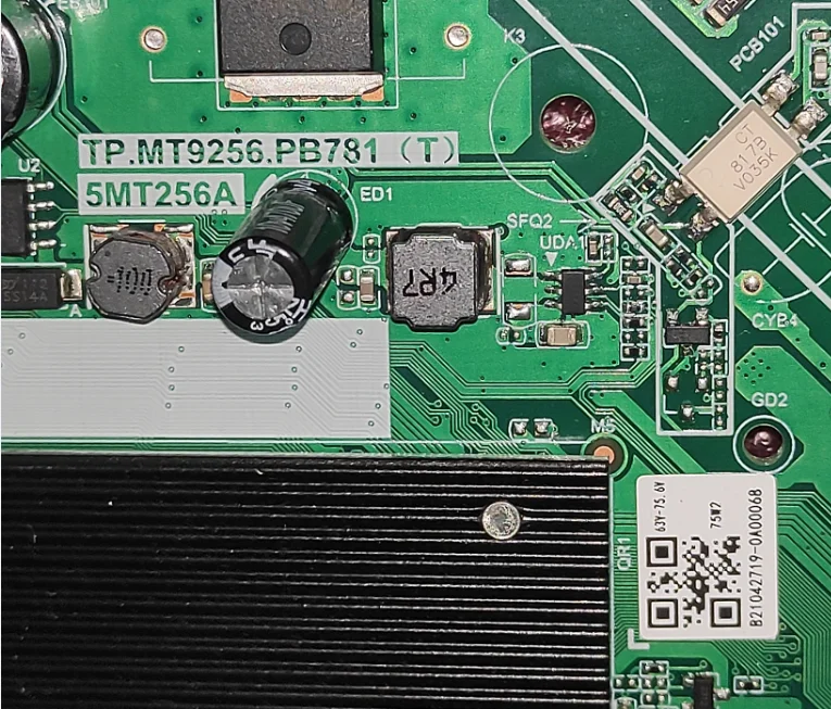 Free shipping！ TP.MT9256.PB781(T） 5mt256a  Three in one TV motherboard Network 8G memory for 63--75v  600ma   75w