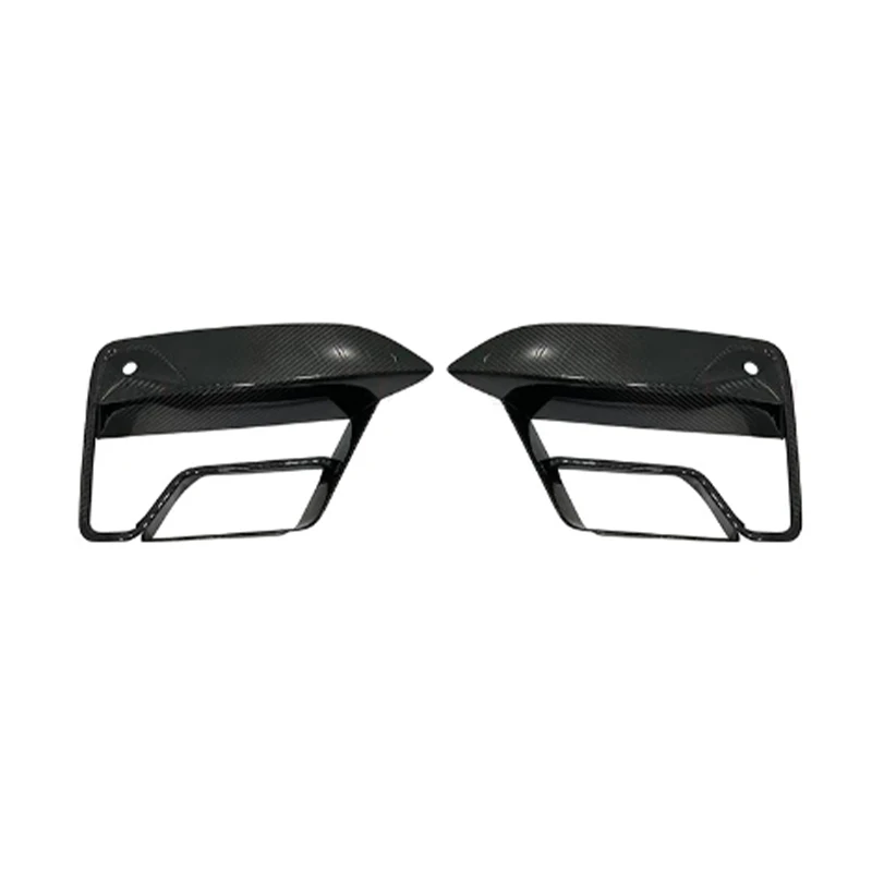 

2021+ for B MW M5 F90 LCI Front Fog Light Trim Dry Carbon Front Light Cover New Condition Bumper with Tow Hook Cut-Outs
