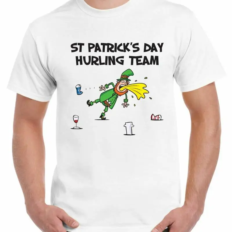 تي شيرت رجالي من St Patricks Day Hurling Team Irish مضحك في أيرلندا