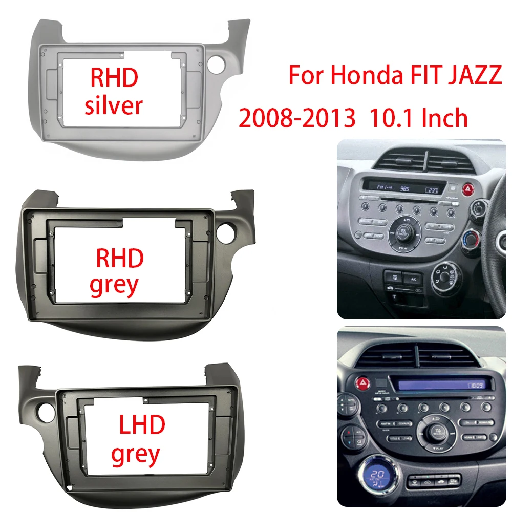 

10.1 Inch For Honda FIT JAZZ 2008-2013 Car Radio Stereo Android MP5 Player 2 Din Head Unit Fascia Panel Casing Frame Dash Cover